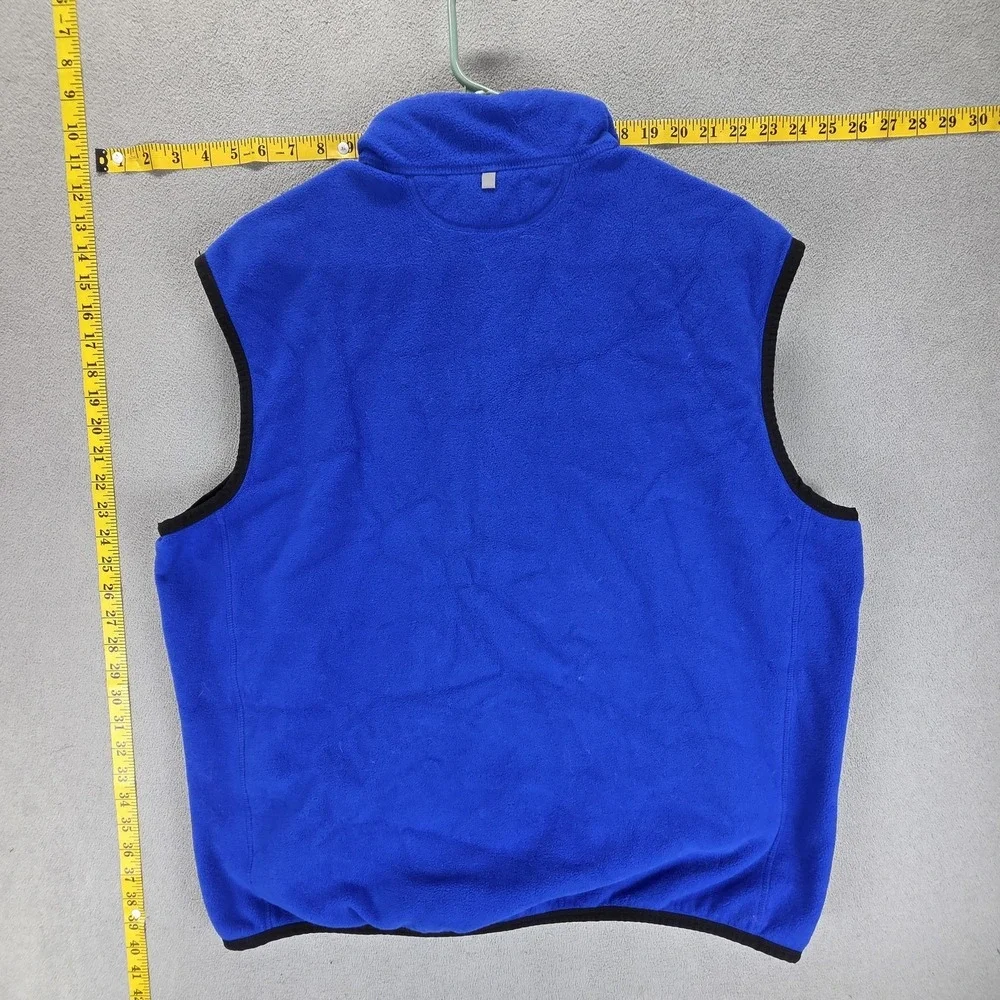 Polo Ralph Lauren Vest Mens XL Blue Fleece Full Zip Performance Outdoor